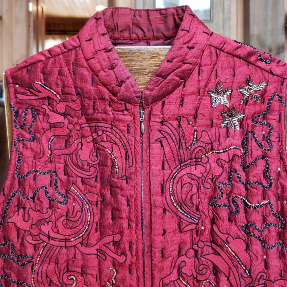 Chico's silk vest
